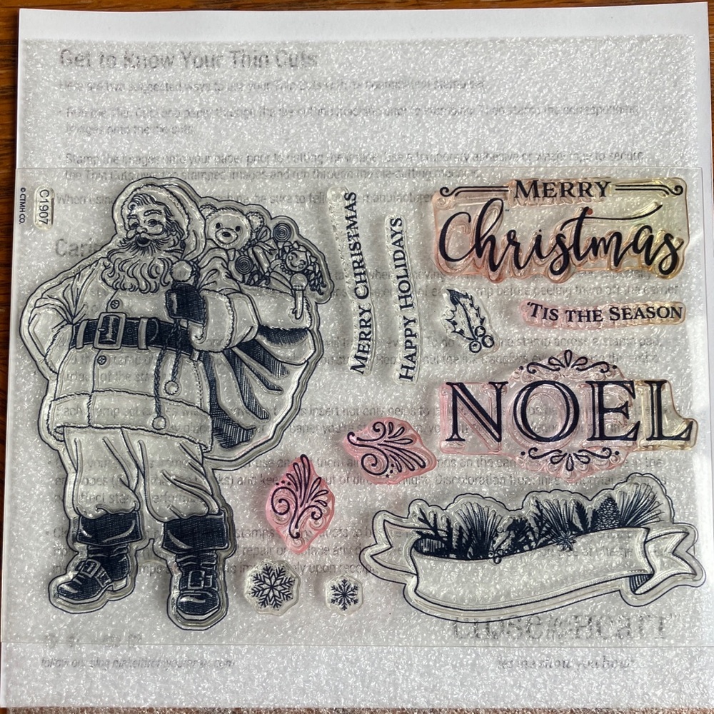Close to My Heart, C1907 “Holly and Ivy - Cardmaking” Acrylic Stamp & Thin Cuts